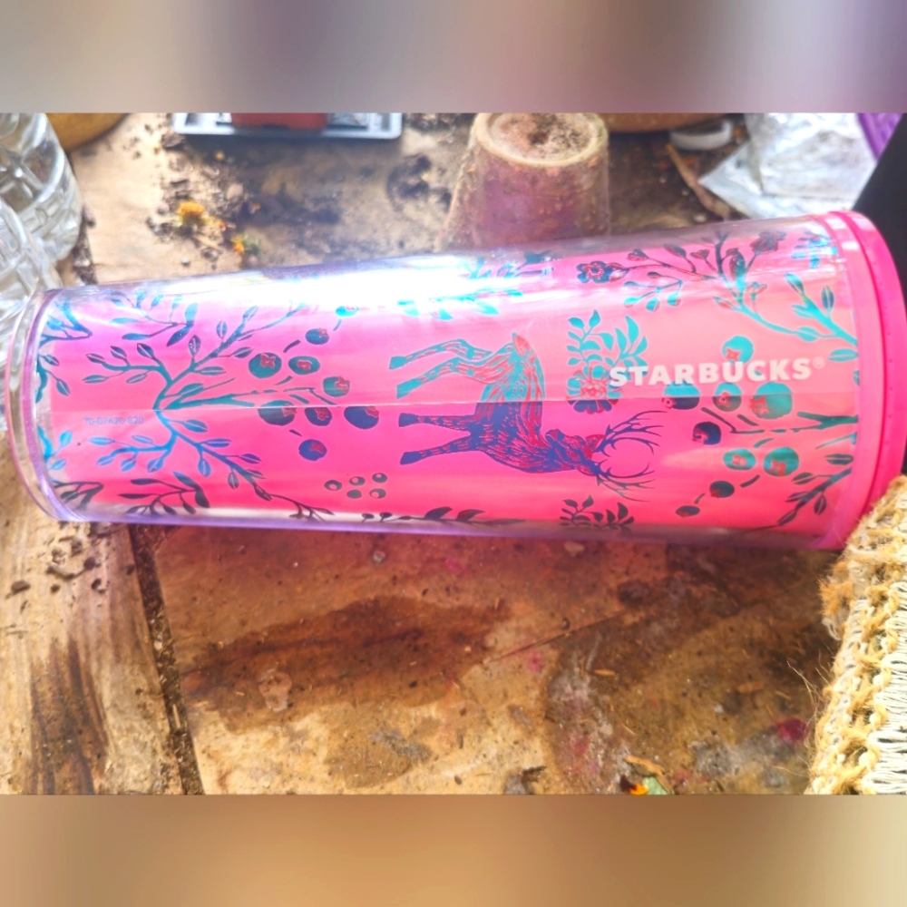 Starbucks 2022 Winter Woodland Lace Color Changing 24 Oz Cup SALE